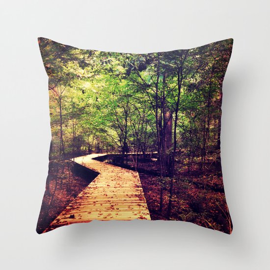 Don't Stop Walking Throw Pillow