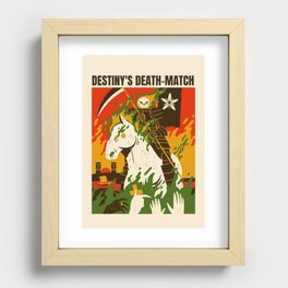 Destiny death match - grim reaper and horse design Recessed Framed Print