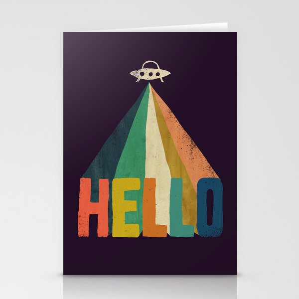 Hello I come in peace Stationery Cards