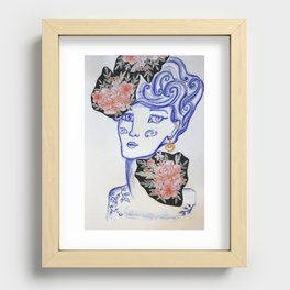 The royal flower girl Recessed Framed Print
