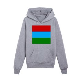 flag of Karelia Kids Pullover Hoodies