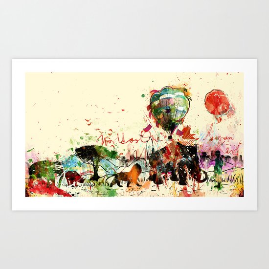 World as One : Human Kind Art Print