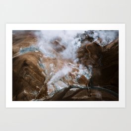 Kerlingarfjöll Mountain Range In Iceland - Landscape Photography Art Print
