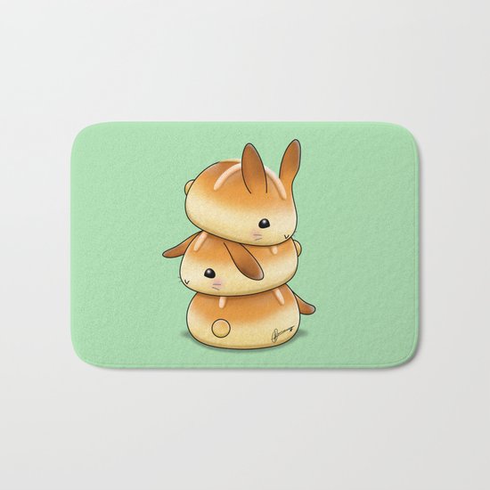 Hot Cross Bunbuns Bath Mat