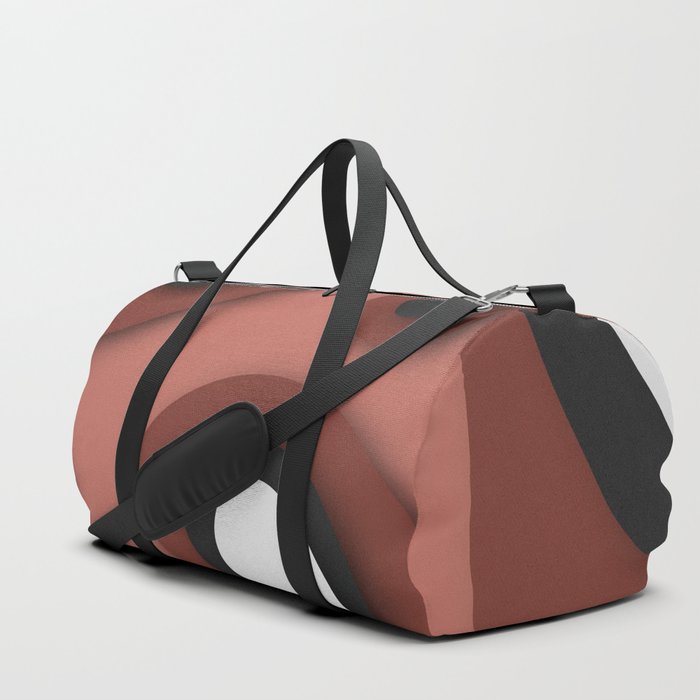 Geometric color mountain 18 Duffle Bag