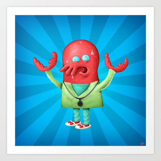 Zoidberg Art Print