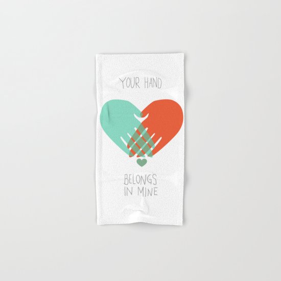 I wanna hold your hand Hand & Bath Towel