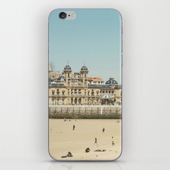 The City Hall and The Beach iPhone & iPod Skin