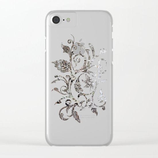 Tree Bark Clear iPhone Case