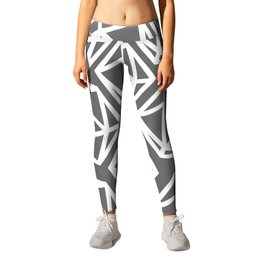 D20 Pattern - Gray & White Leggings | Pattern, Graphicdesign, Bard, Dragon, Barbarian, Wizard, Rouge, D D, Paladin, Critical 