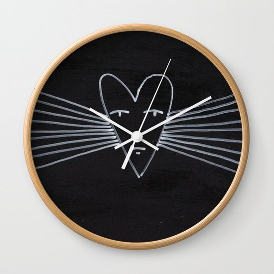 radiant heart Wall Clock