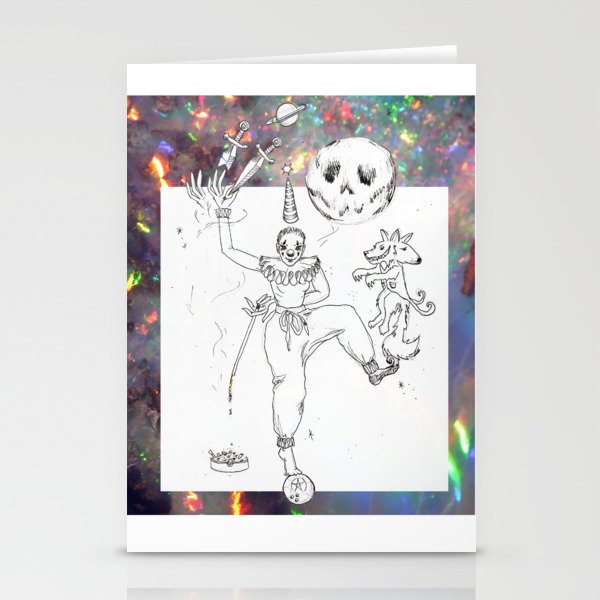 Clown Libra Stationery Cards