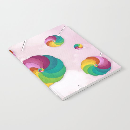 Lollipop Rain Notebook