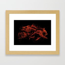 red fishes Framed Art Print