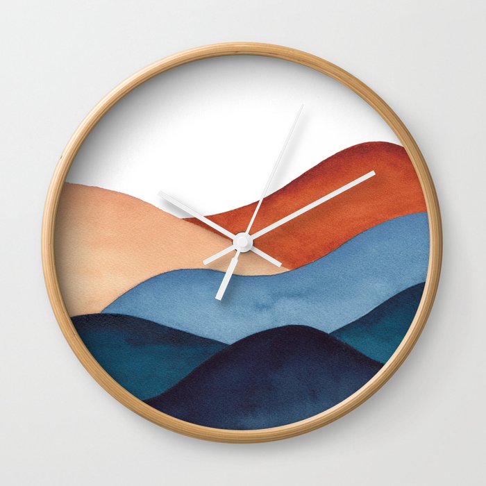 Far Over the Hills Wall Clock
