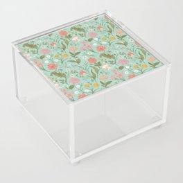 Dreamy Meadow Blossoms Cottage Garden Flowers Acrylic Box