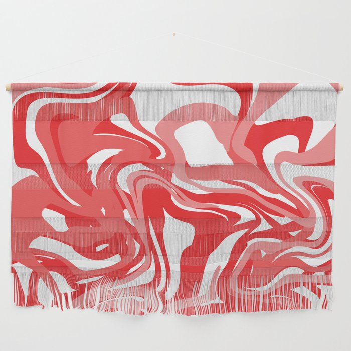 For glory, red and white Wall Hanging