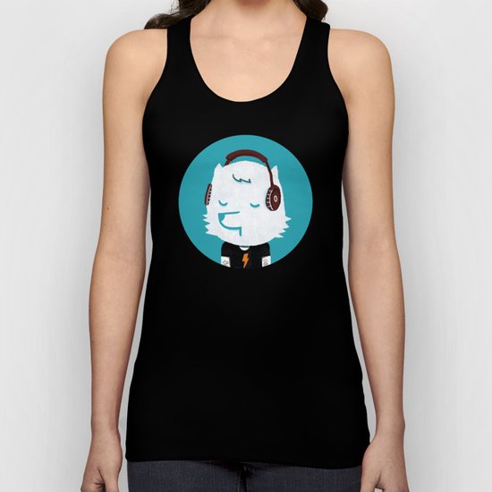 Metal Rock Dog Unisex Tank Top