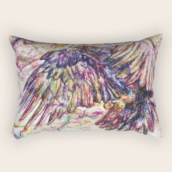 Eagle // Abuelo/A Rectangular Pillow