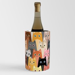 Cats Pattern Wine Chiller