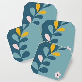 Minimalist floral Coaster
