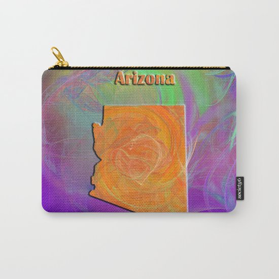 Arizona Map Carry-All Pouch