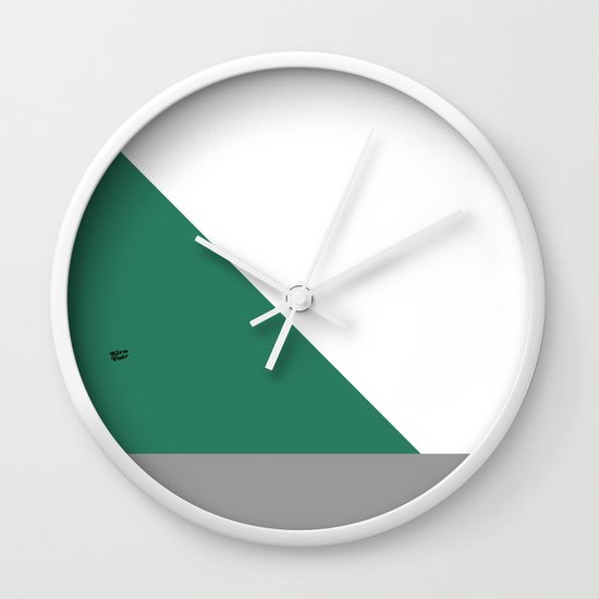 Green Triangle Abstract Minimal Design Kirovair Buyart Wall