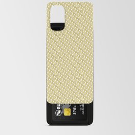 Polka Dot Pattern Vintage White Dots On Pastel Gold Retro Aesthetic Android Card Case