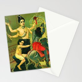 Markendaya by Raja Ravi Varma Stationery Card
