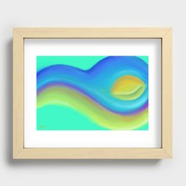 Spoon and Pasta Shell Recessed Framed Print