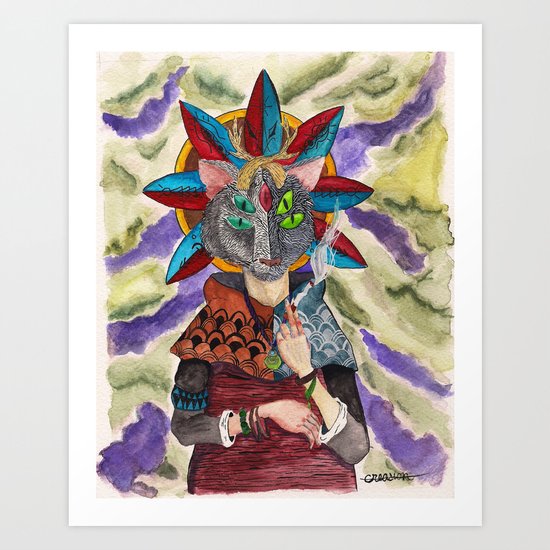 The Shaman Art Print