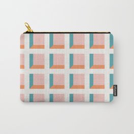 Minimalist 3D Pattern IV Carry-All Pouch