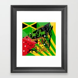 Reggae Rasta Party Framed Art Print