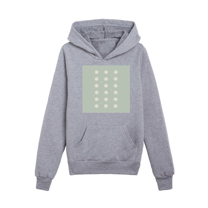 Saturn Phases And Stars Kids Pullover Hoodie