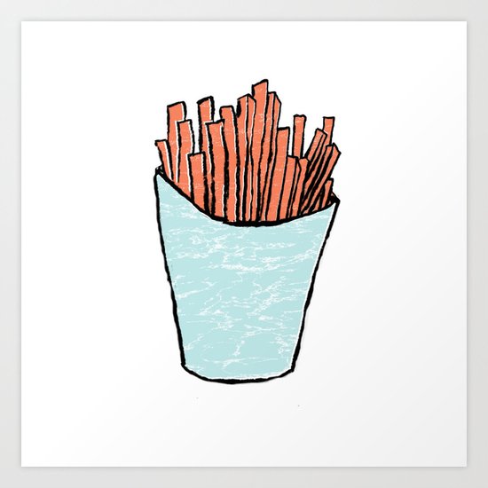 fries Art Print