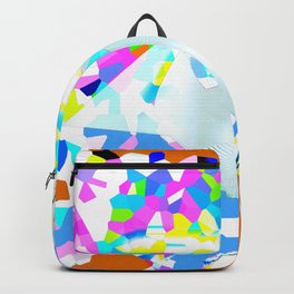 Cardipaludism Unravelled Imagek Backpack | Decoration, Digital, Beautiful, Pattern, Graphic, Shapes, Texture, Messy, Abstractdesign, Gradient 