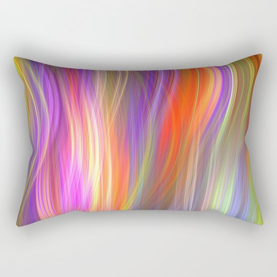 Colour streams II Rectangular Pillow