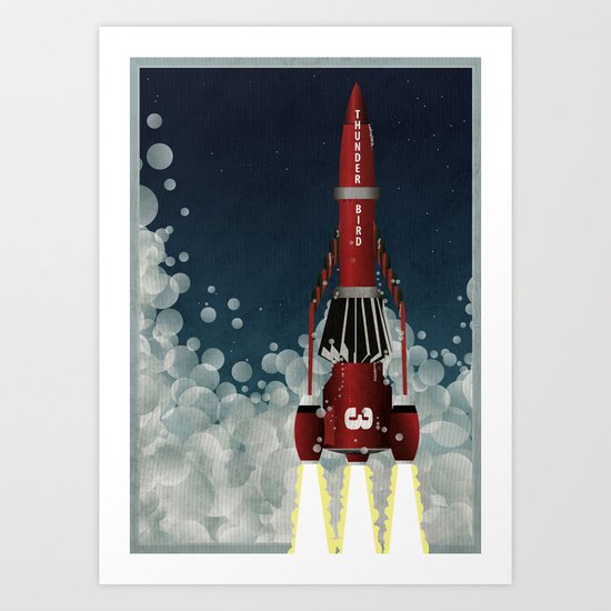 Thunderbird 3 Art Print