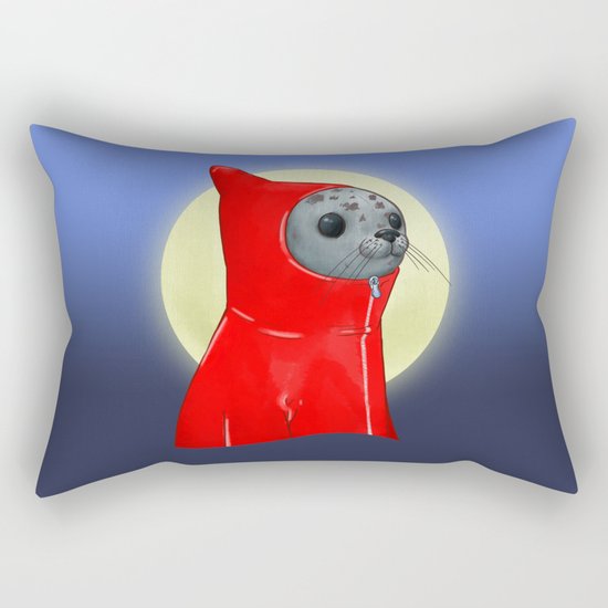 Hooded Seal Rectangular Pillow