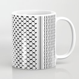 Black Arab Keffiyeh Coffee Mug