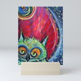 Owl Wisdom Mini Art Print