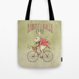 Rabbits Biker Club Tote Bag