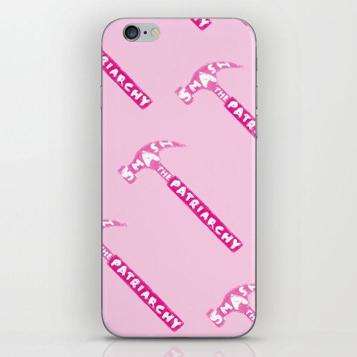 Smash The Patriarchy (pink version) iPhone Skin