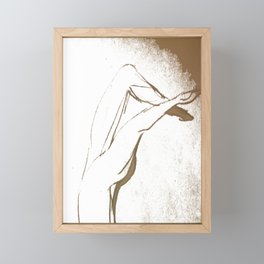 upsidedance Framed Mini Art Print