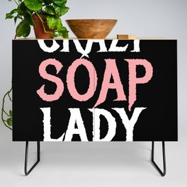 Crazy Soap Lady Soap Making Credenza