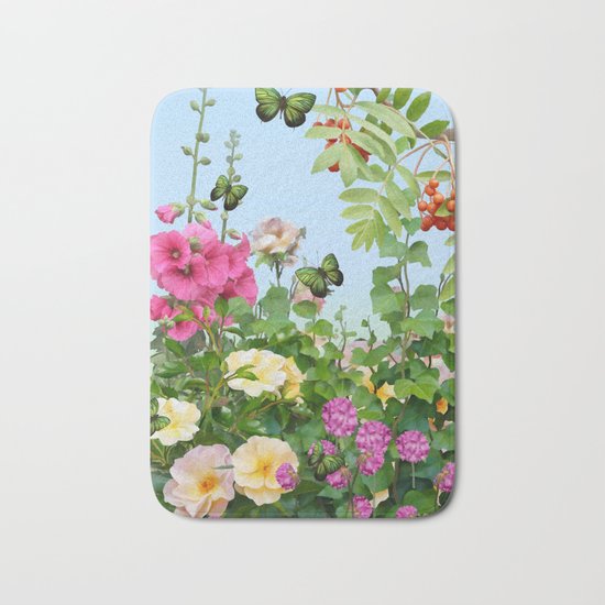Wild Garden Bath Mat