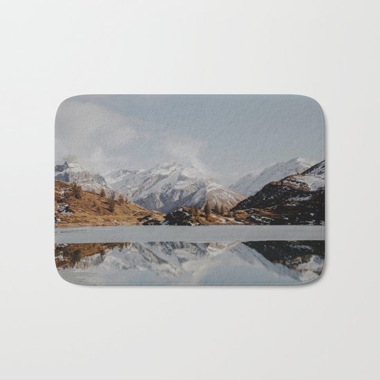 Mountain Reflections #society6 #buyart Bath Mat
