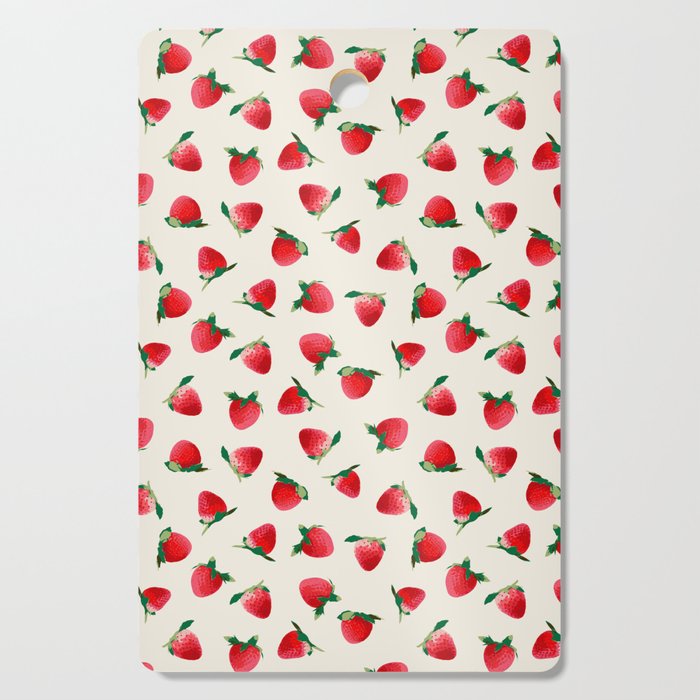 Strawberry pattern Cutting Board