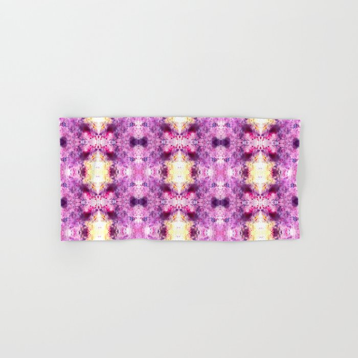 Purple Tye-Dye Kaleidoscope Hand & Bath Towel