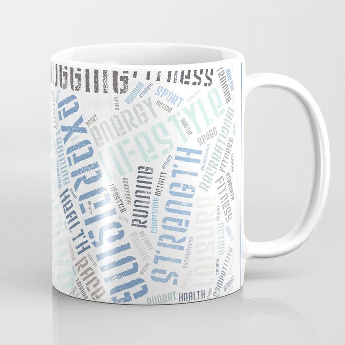 Fitness words Coffee Mug